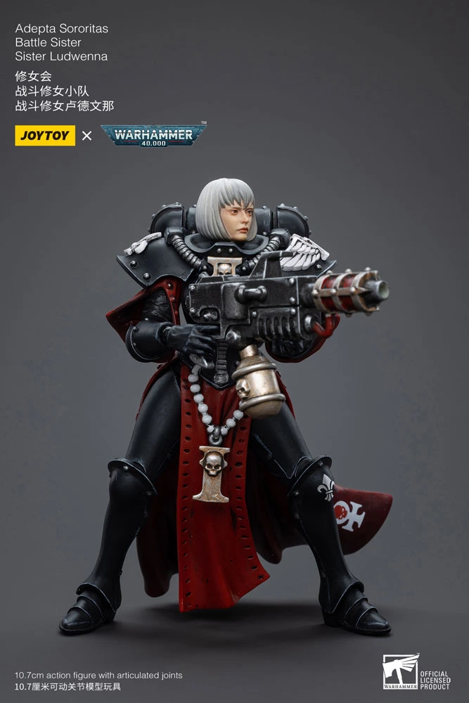 Warhammer 40k Action Figure 1/18 Adepta Sororitas Battle Sister Sister Ludwenna 10 cm